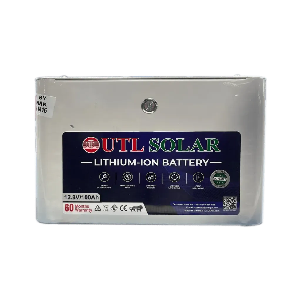 [UTL12.8V100AH] 12.8V/100AH Lithium-ion Inverter Battery (UTL)